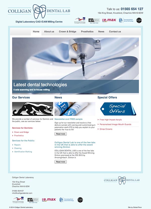 Colligan Dental Website Launch