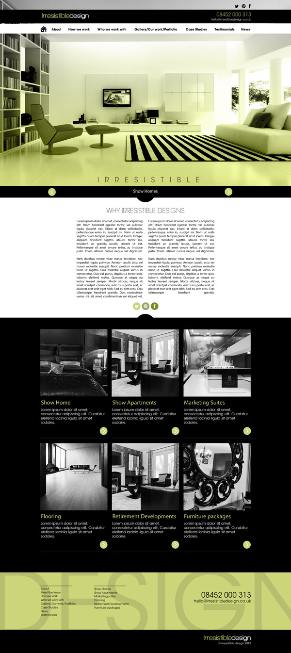 MidWeb Irresistible Designs Website Design Production