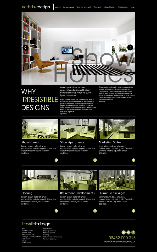 MidWeb Irresistible Designs Website Design Production
