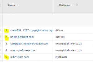 Google Analytics Spam