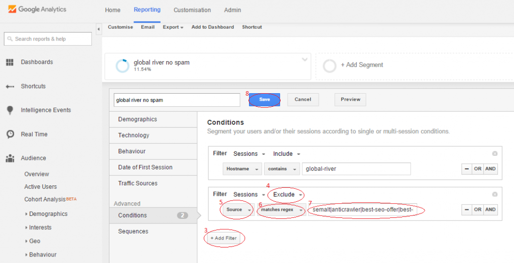 Removing Google Analytics Spam - Crawler Spam
