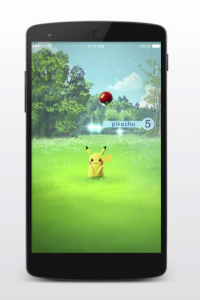 pokemon go screen shot